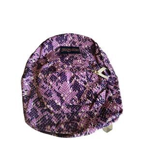 JanSport backpack‎ purple blues 18x15”
